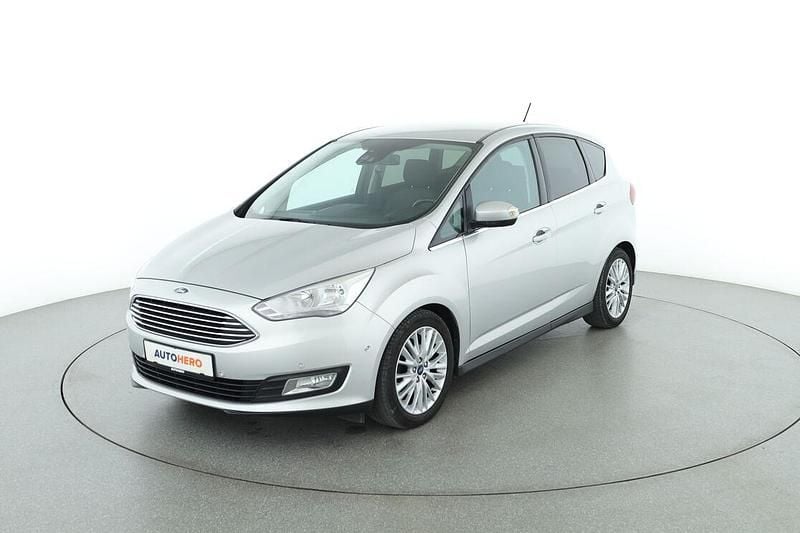 Silber Gebraucht 2018 Ford C-MAX Titanium Van / Kleinbus | 12.190 € (Fairer Preis) - Bild 1/3