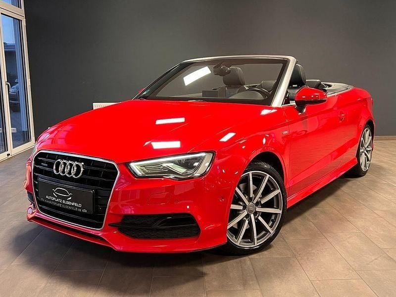Rot Gebraucht 2014 Audi A3 Cabriolet S-Line Cabrio | 10.900 € (Guter Preis) - Bild 1/4