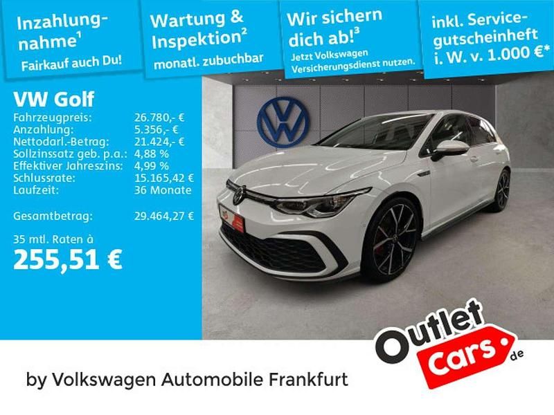Oryxweiß perlmutteffekt/oryxwe Gebraucht 2021 VW Golf VIII GTD Limousine | 26.780 € (Fairer Preis) - Bild 1/3