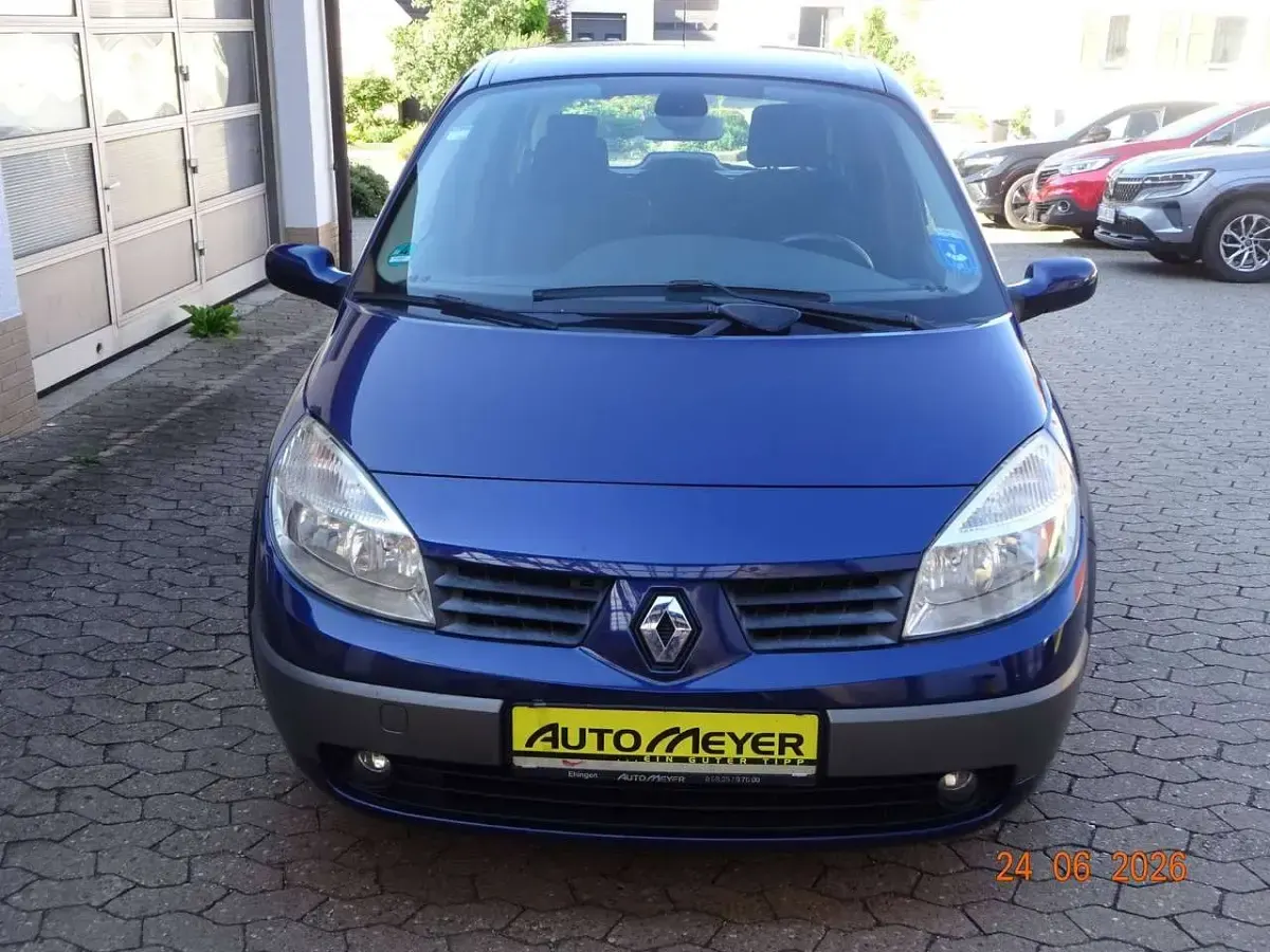 Gebraucht Renault Scénic II Authentique 113 PS (83 kW) 2005 Tintenblau Van / Kleinbus