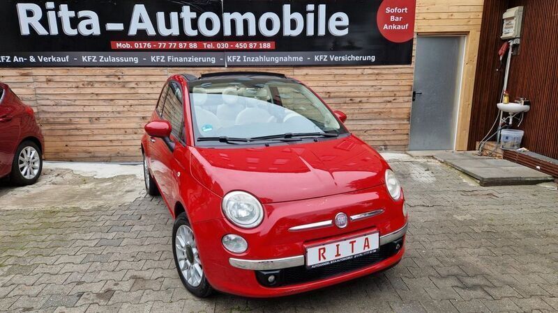 Rot Gebraucht 2011 Fiat 500C Cabrio | 5.980 € (Superpreis) - Bild 1/4