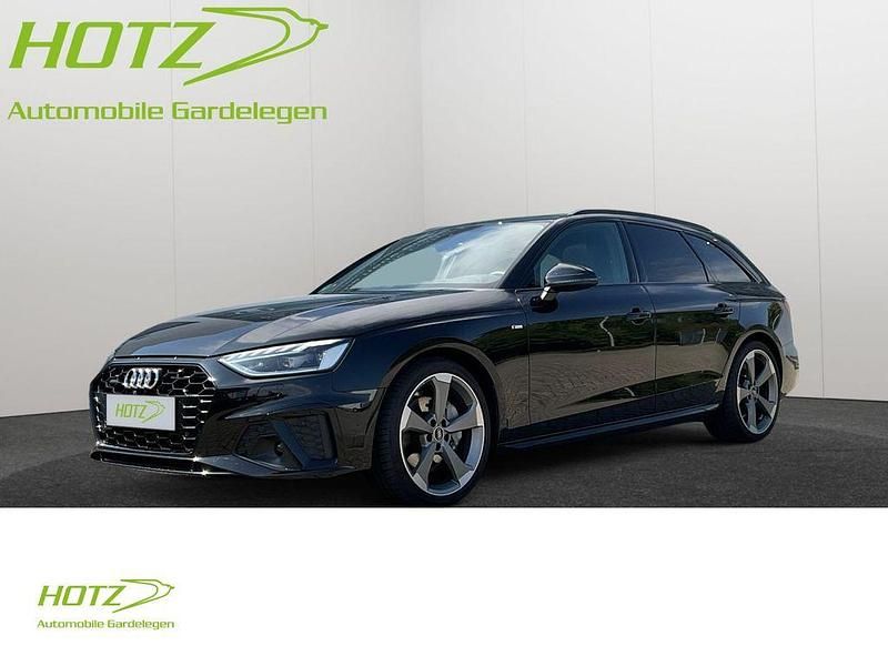 Mythosschwarz metallic Gebraucht 2021 Audi A4 S-Line Kombi | 36.980 € (Teuer) - Bild 1/4