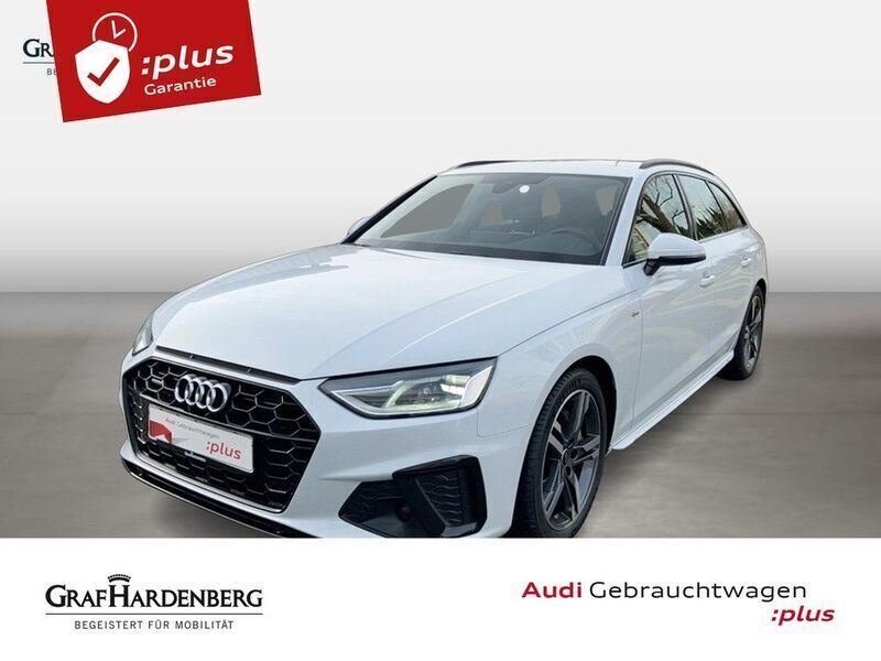 Gletscherweiß metallic Gebraucht 2024 Audi A4 S-Line Kombi | 40.510 € (Fairer Preis) - Bild 1/4