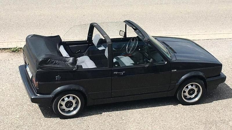 Schwarz Gebraucht 1991 VW Golf Cabriolet Cabrio | 8.750 € - Bild 1/4
