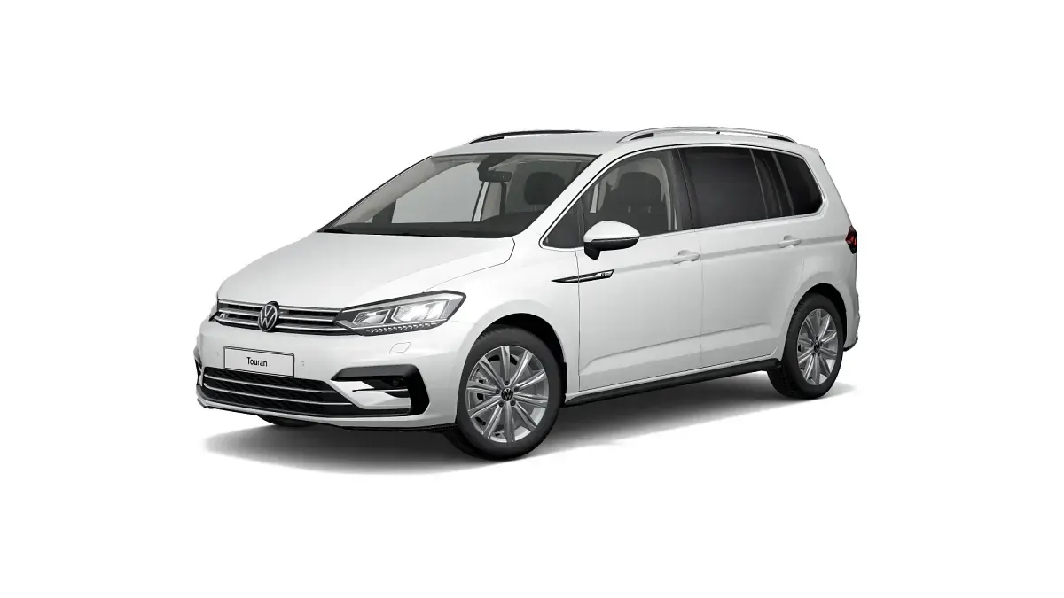 Gebraucht VW Touran Highline 150 PS (110 kW) 2022 Pure white Van / Kleinbus