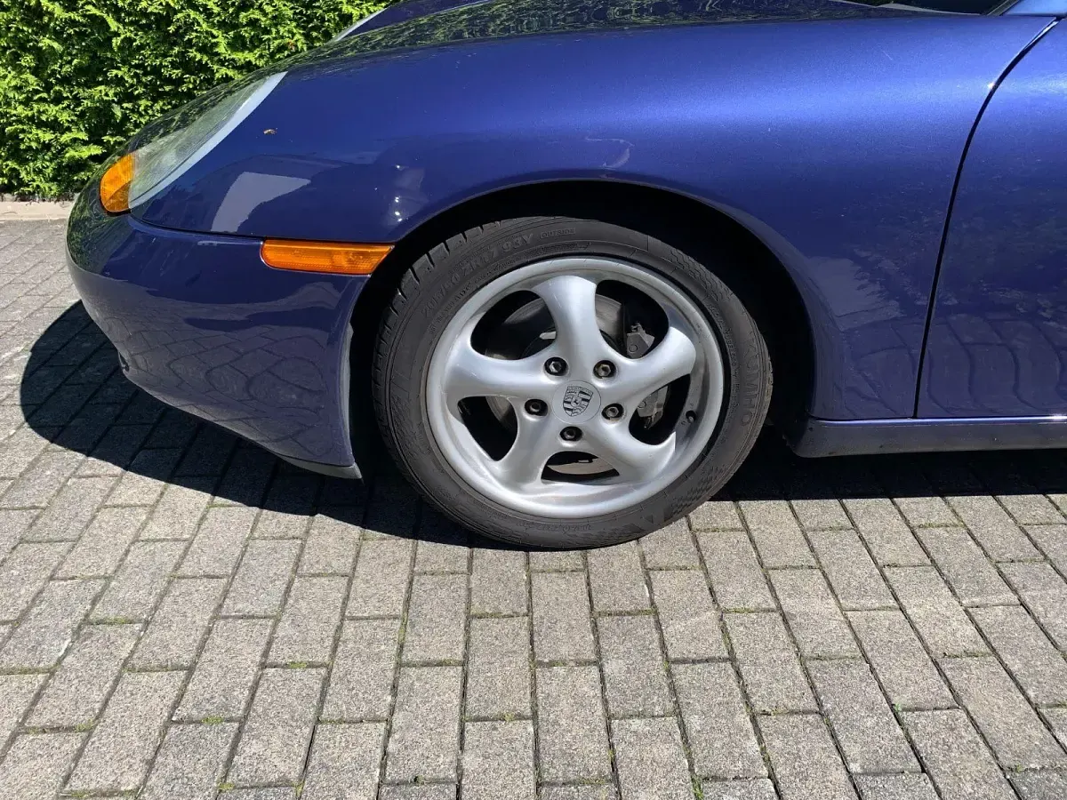Brugt Porsche Boxster 204 HK (150 kW) 1997 Blå Cabriolet
