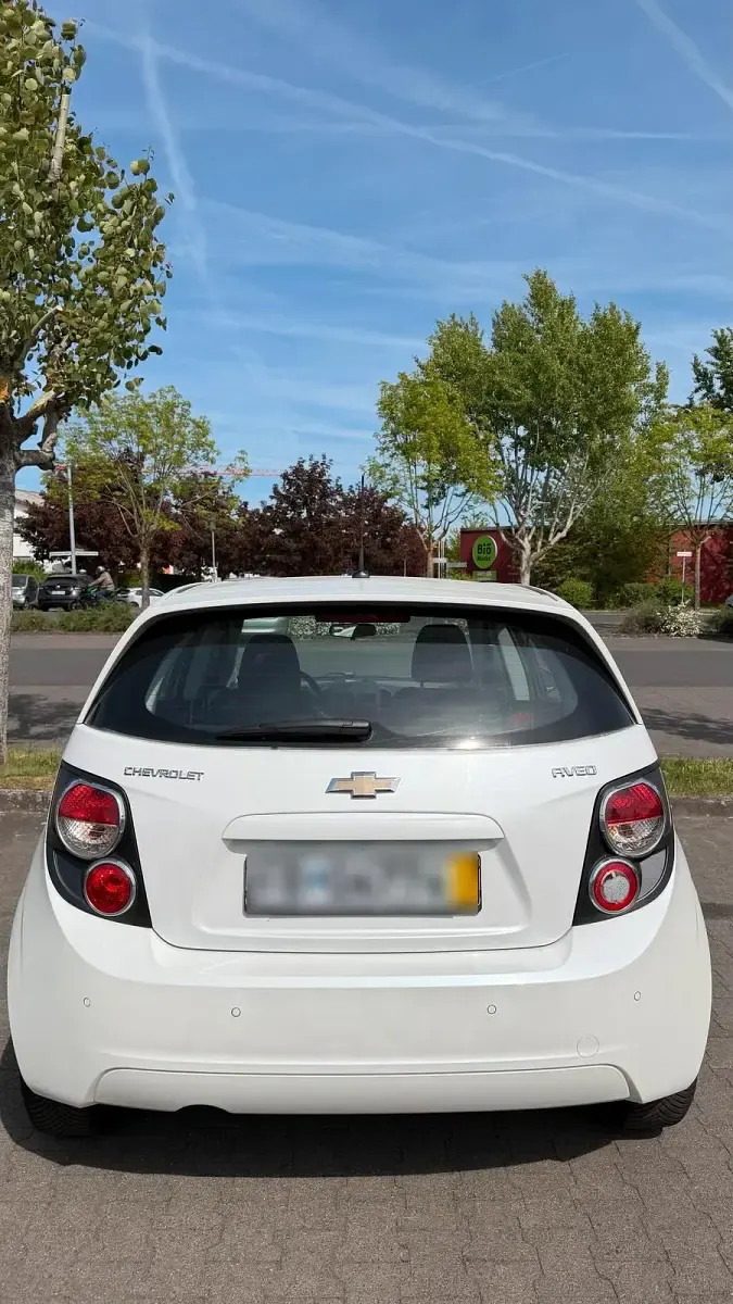 Usata Chevrolet Aveo 2013 Bianco Utilitaria