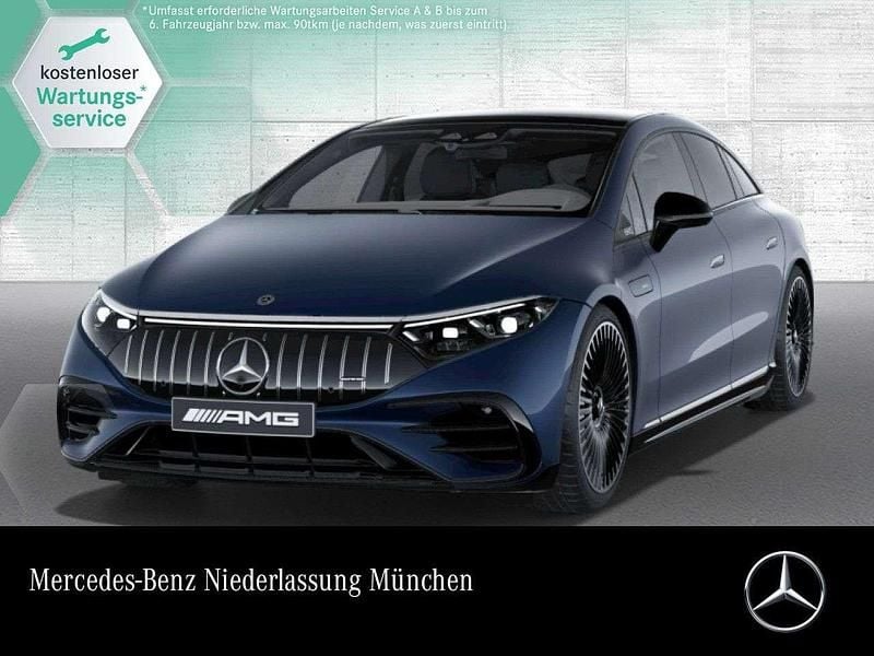 Nautikblau Gebraucht 2024 Mercedes EQS 53 AMG AMG Limousine | 99.890 € (Fairer Preis) - Bild 1/4