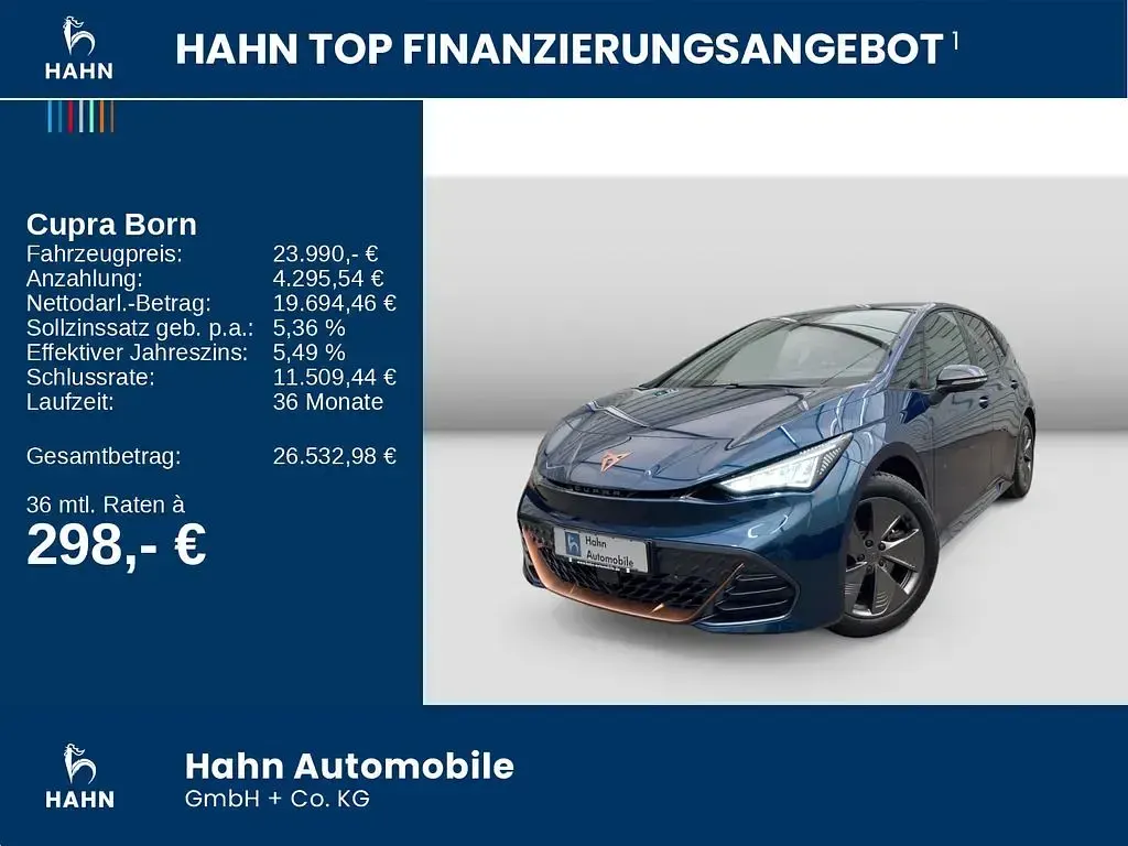 Gebraucht Cupra Born 150 kW (204 PS) 2023 Aurorablau Kleinwagen