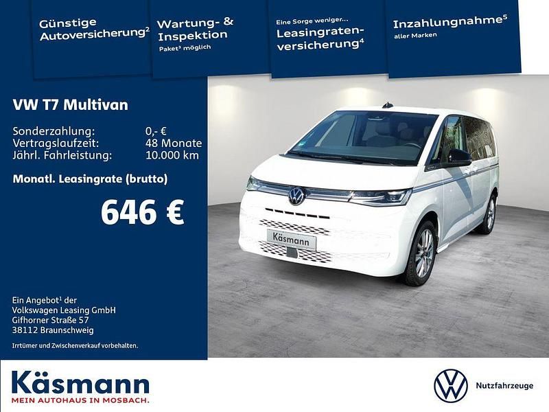 Second-hand VW Multivan Style 150 CP (110 kW) 2023 Alb Monovolum