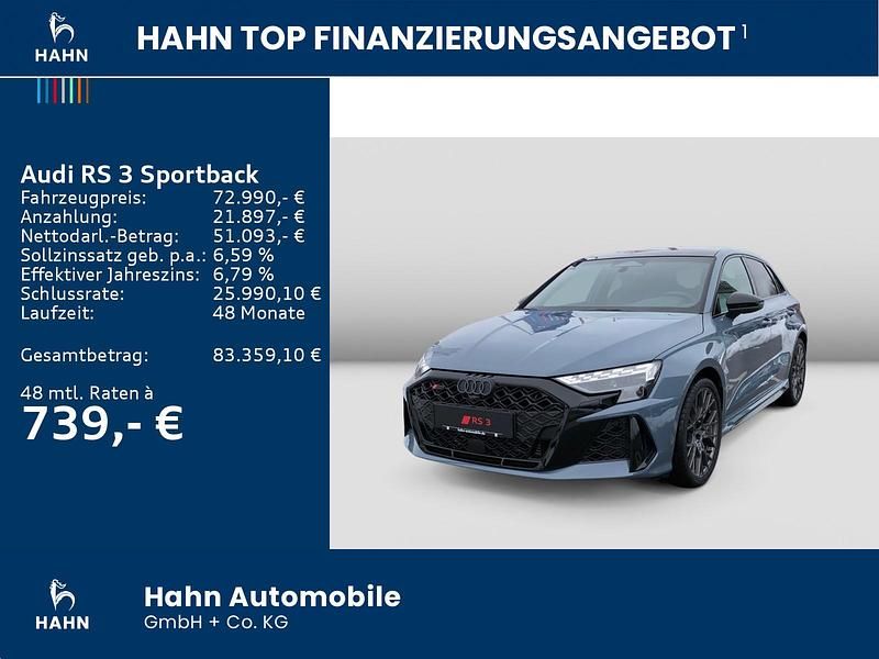 Neu Audi RS3 Sportback 400 PS (294 kW) 2025 Grau Kleinwagen
