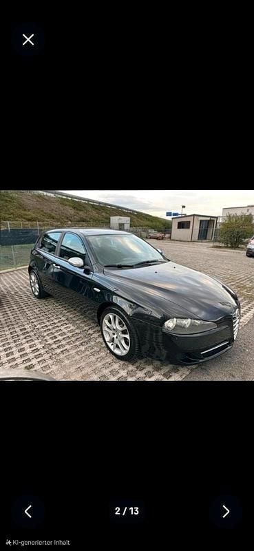 Gebraucht Alfa Romeo 147 105 PS (77 kW) 2008 Schwarz Kleinwagen