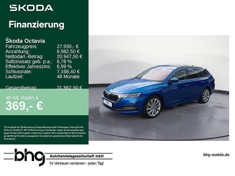 Blau Gebraucht 2021 Skoda Octavia | 27.930 € - Bild 1/4