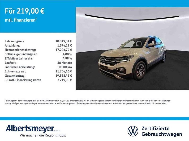 Gebraucht VW T-Cross Active 110 PS (80 kW) 2022 Grau SUV