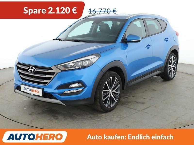 Usado Hyundai Tucson Advantage 177 HP (130 kW) 2017 Azul SUV