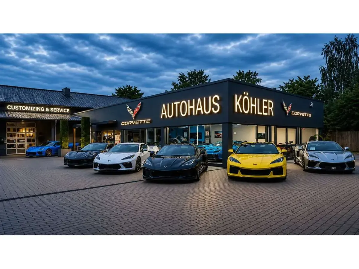 Neu Corvette C8 495 PS (364 kW) 2026 Schwarz Cabrio