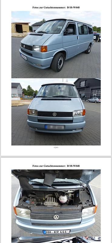 Używany VW T4 78 KM (57 kW) 1992 Srebrny Van