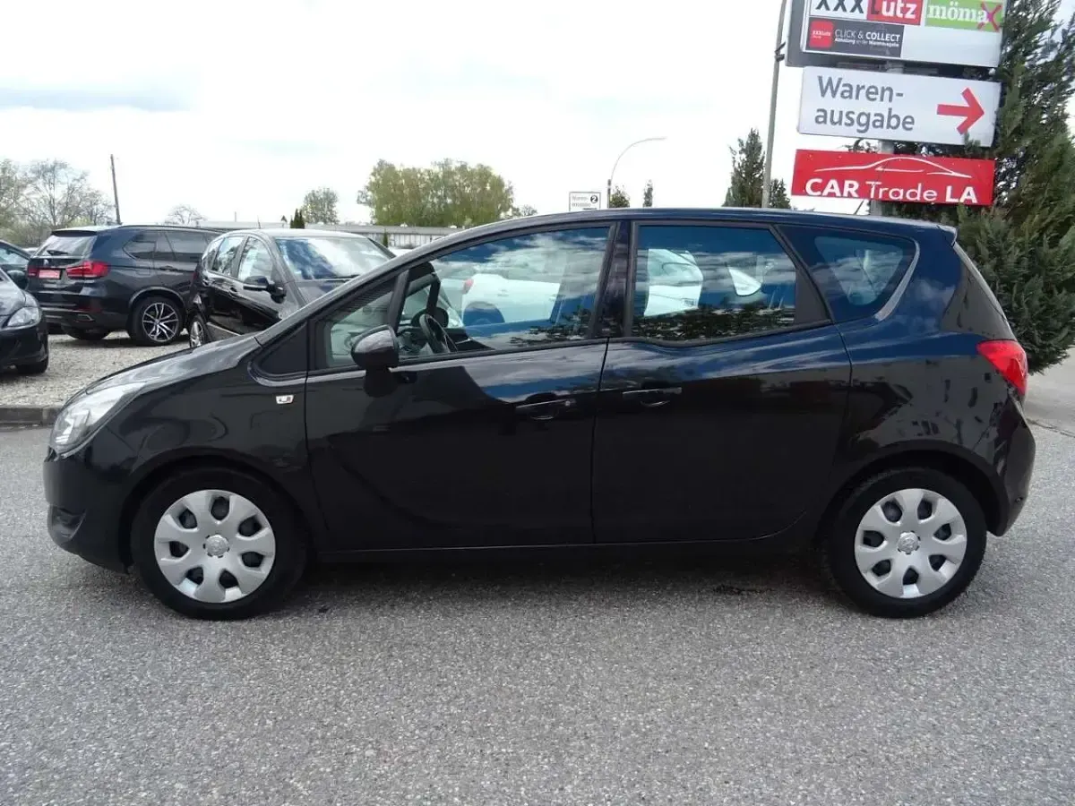 Gebraucht Opel Meriva Edition 110 PS (80 kW) 2016 Schwarz Van / Kleinbus