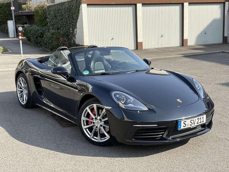 Schwarz Gebraucht 2017 Porsche 718 Boxster S Cabrio | 59.900 € (Fairer Preis) - Bild 1/4