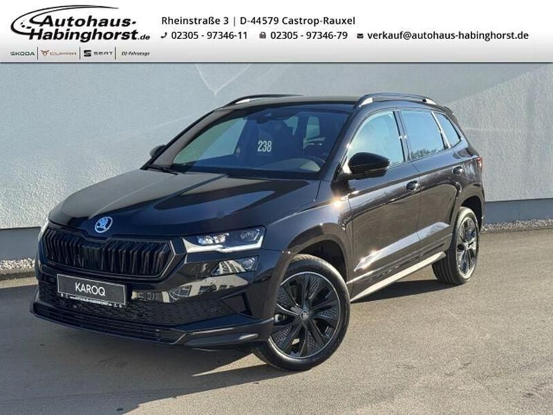 Schwarz Gebraucht 2025 Skoda Karoq SportLine SUV | 34.990 € (Fairer Preis) - Bild 1/3