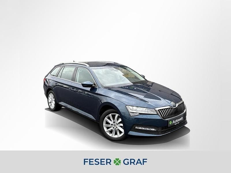 Gebraucht Skoda Superb Ambition 150 PS (110 kW) 2019 Blau Kombi