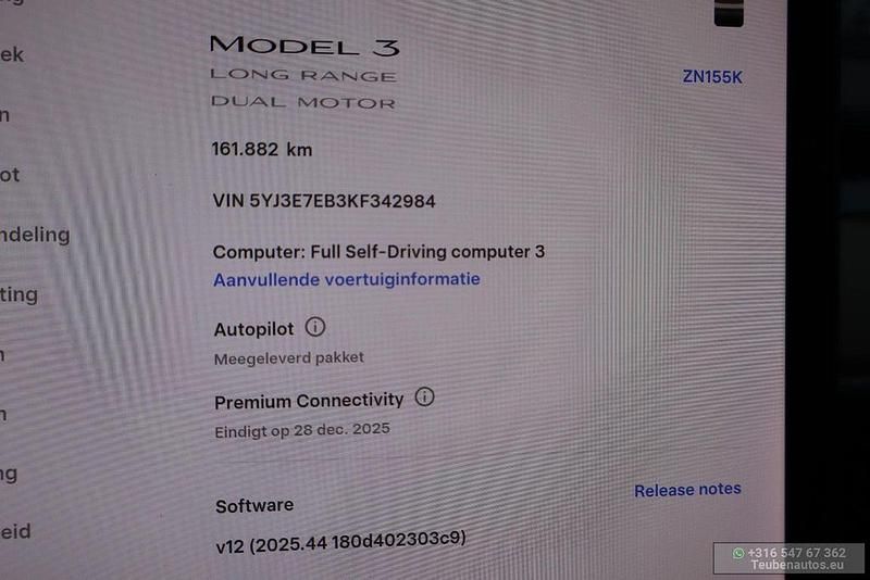 Gebraucht Tesla Model 3 Long Range AWD 258 kW (351 PS) 2019 Schwarz Limousine