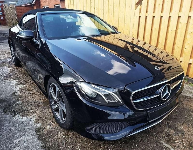 Usata Mercedes E220 194 CV (142 kW) 2017 Nero Cabrio
