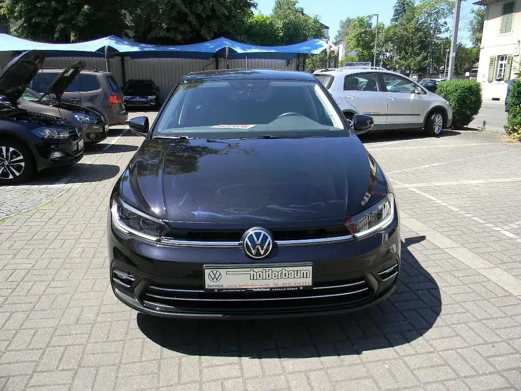 Gebraucht VW Polo Style 95 PS (69 kW) 2022 Schwarz Kleinwagen
