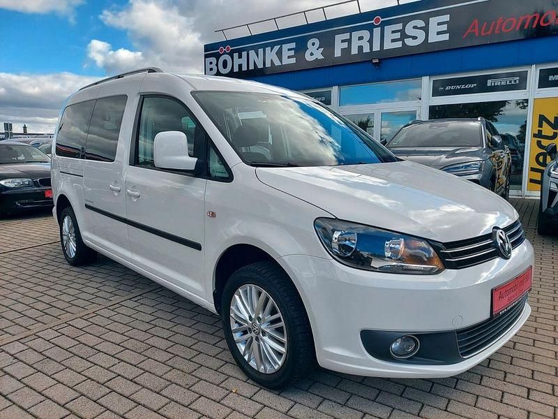 Gebraucht VW Caddy Maxi Comfortline 105 PS (77 kW) 2015 Weiß Van / Kleinbus