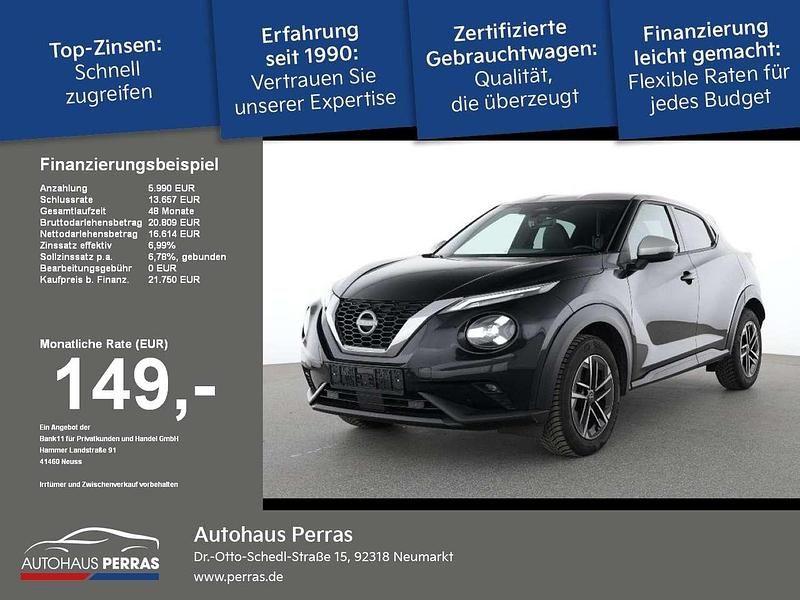 Black/silver Gebraucht 2025 Nissan Juke N-Connecta SUV | 21.750 € (Fairer Preis) - Bild 1/4