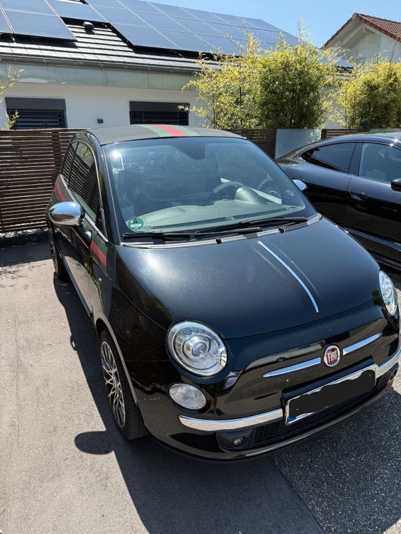 Schwarz Gebraucht 2013 Fiat 500C Cabrio | 12.900 € - Bild 1/4