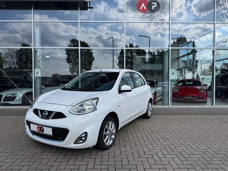 Weiß Gebraucht 2017 Nissan Micra Acenta Kleinwagen | 7.690 € (Guter Preis) - Bild 1/4