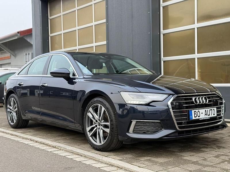 Firmamentblau metallic Gebraucht 2023 Audi A6 Ambiente Limousine | 36.900 € (Fairer Preis) - Bild 1/4