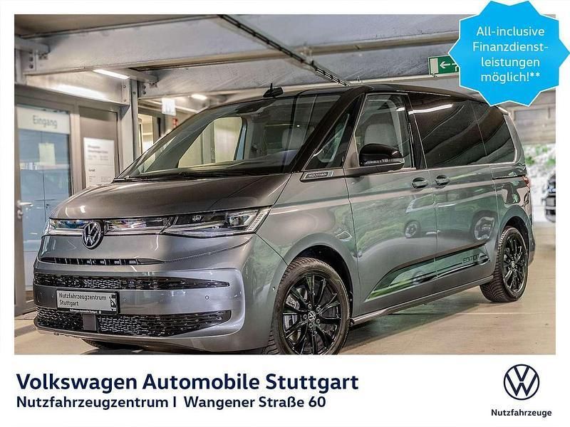 Indiumgrau metallic/deep black Gebraucht 2024 VW T7 Edition Van | 79.490 € - Bild 1/4