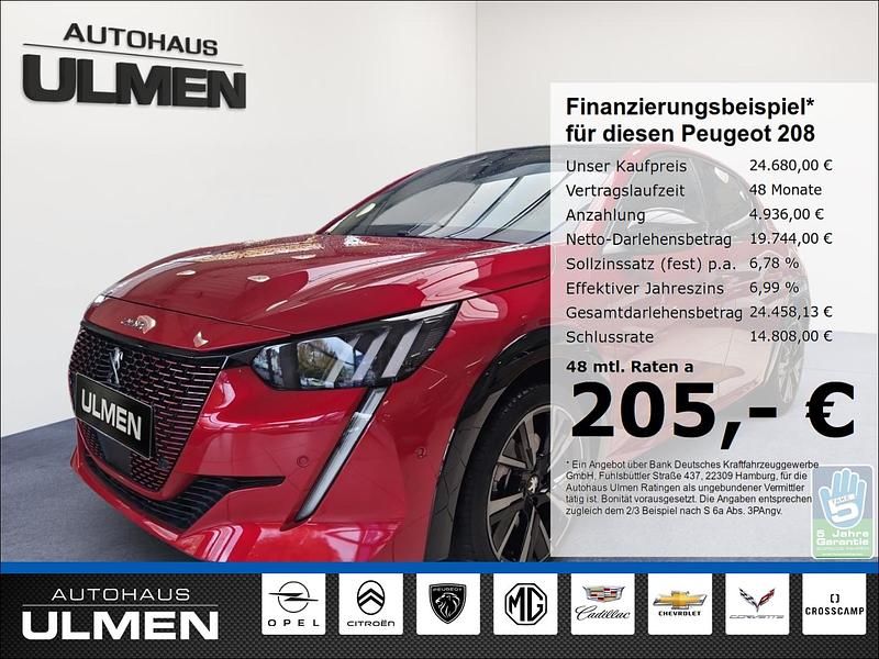 Rot Gebraucht 2023 Peugeot e-208 GTi Kleinwagen | 24.680 € (Etwas zu teuer) - Bild 1/4