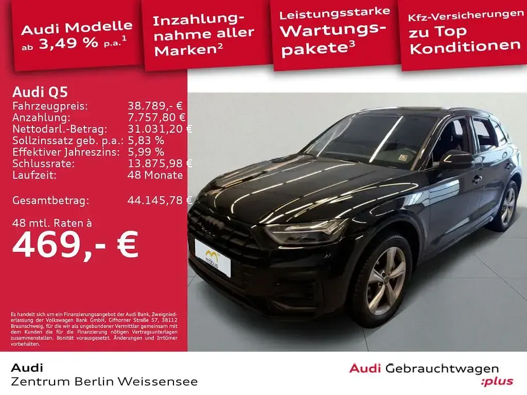 Gebraucht Audi Q5 Ambiente 286 PS (210 kW) 2022 Mythosschwarz metallic SUV