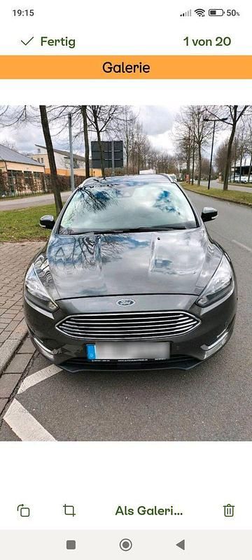 Gebraucht Ford Focus Titanium 120 PS (88 kW) 2018 Grau Kombi