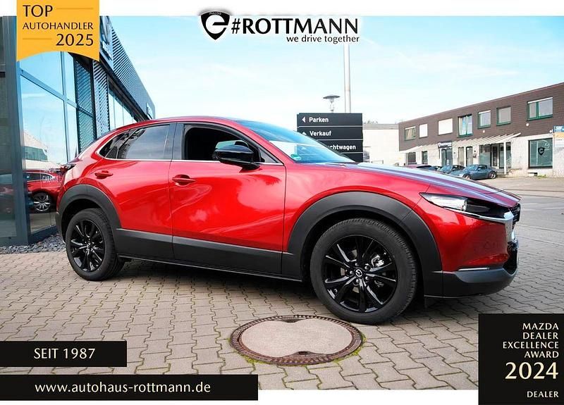 Rot Gebraucht 2024 Mazda CX-30 Homura-Line SUV | 28.270 € (Etwas zu teuer) - Bild 1/4