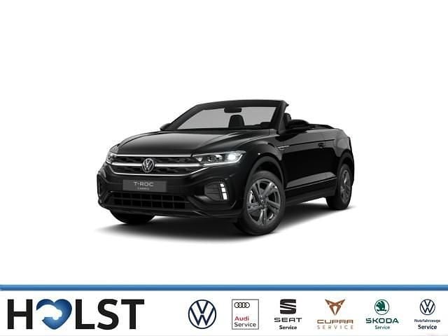 Schwarz Neu 2025 VW T-Roc Cabriolet R-line Cabrio | 50.965 € - Bild 1/4