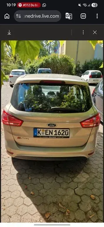 Gebraucht Ford B-MAX SYNC Edition 105 PS (77 kW) 2015 Gold Van / Kleinbus