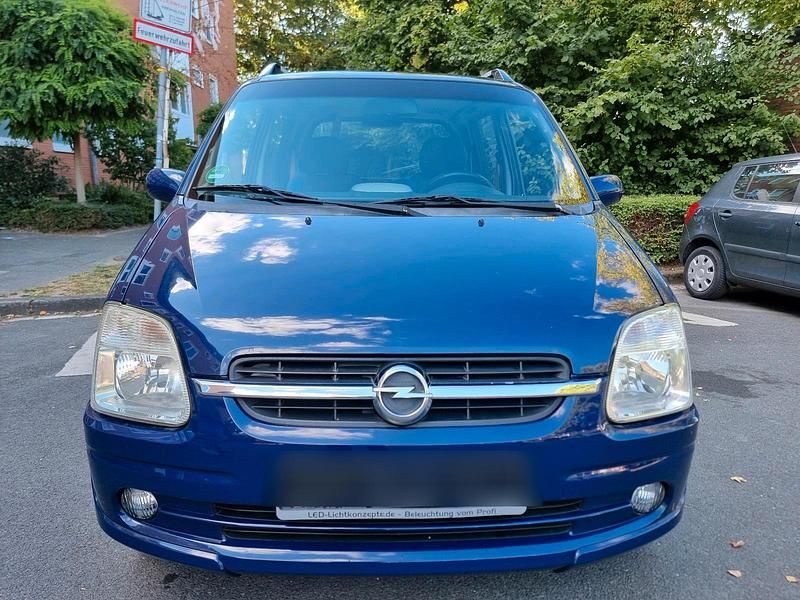 Blau Gebraucht 2003 Opel Agila Kleinwagen | 1.500 € (Fairer Preis) - Bild 1/4