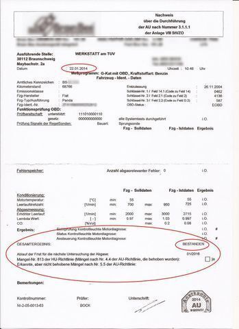 Gebraucht Fiat Panda 60 PS (44 kW) 2004 Gelb Kleinwagen