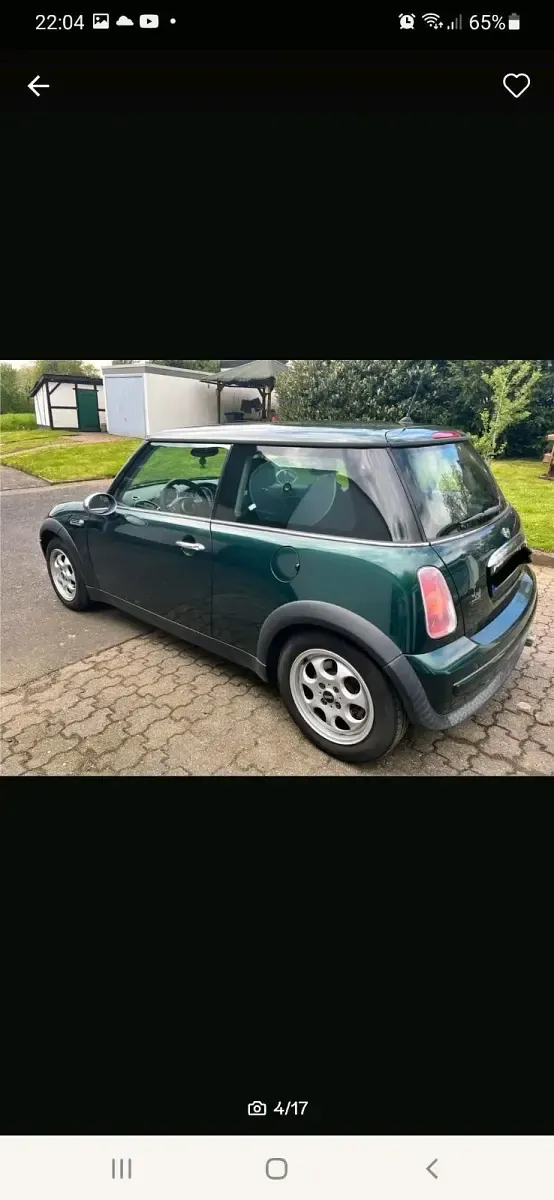 Usata Mini ONE 90 CV (66 kW) 2003 Verde Utilitaria