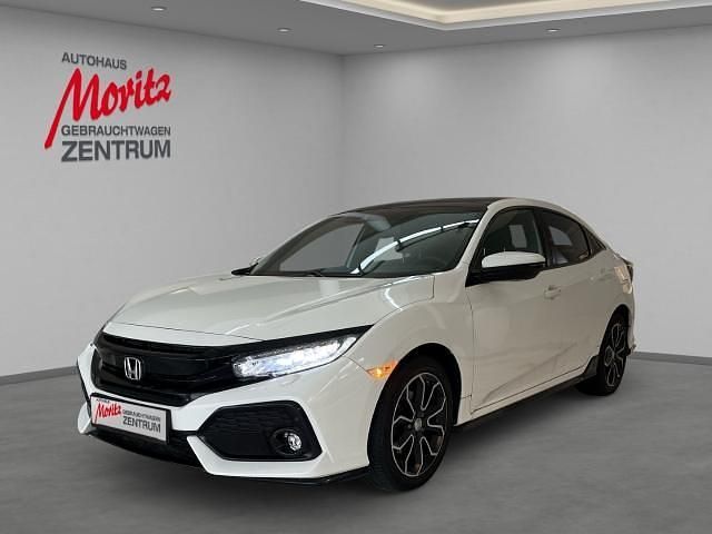White orchid pearl Gebraucht 2018 Honda Civic Sport Plus Limousine | 23.450 € (Teuer) - Bild 1/2