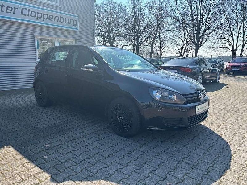 Gebraucht VW Golf VI Trendline 105 PS (77 kW) 2009 Schwarz Kleinwagen