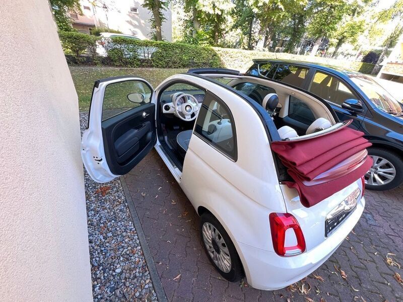 Weiß Gebraucht 2020 Fiat 500C Lounge Cabrio | 15.890 € (Fairer Preis) - Bild 1/4