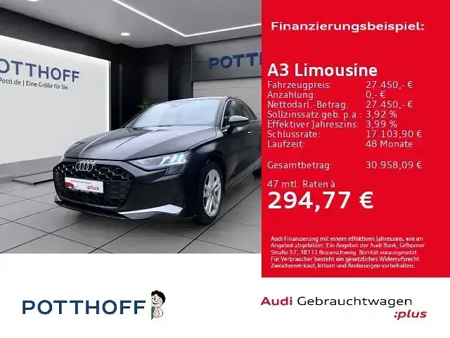 Gebraucht Audi A3 Advanced 150 PS (110 kW) 2025 Limousine