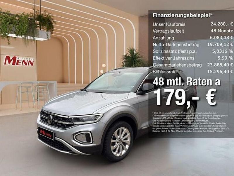 Gebraucht VW T-Roc Style 150 PS (110 kW) 2022 Silber SUV