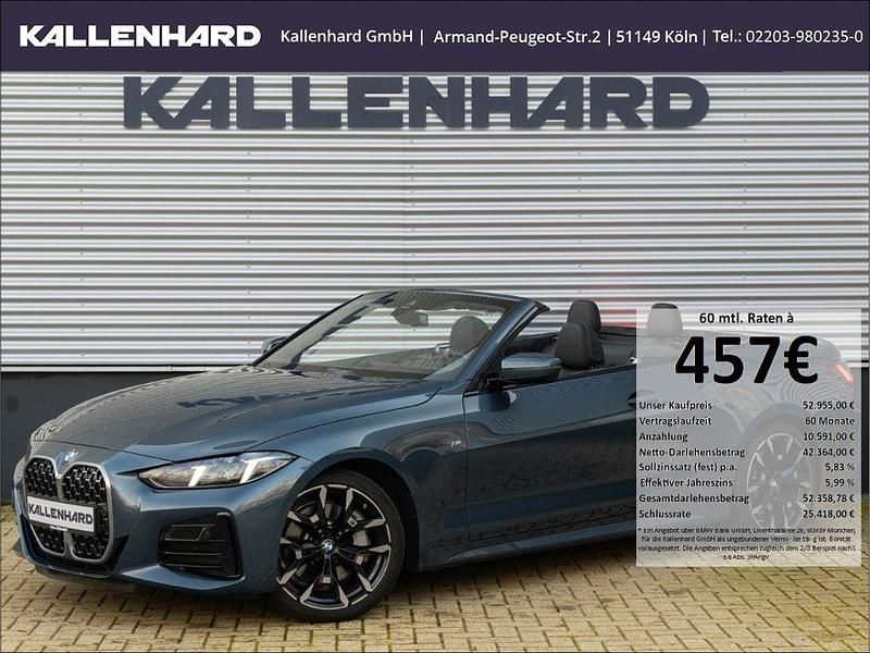 Blau Gebraucht 2025 BMW 430 Cabriolet M Sport Cabrio | 52.955 € (Fairer Preis) - Bild 1/4