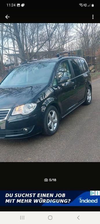 Gebraucht VW Touran 102 PS (75 kW) 2006 Schwarz Van / Kleinbus